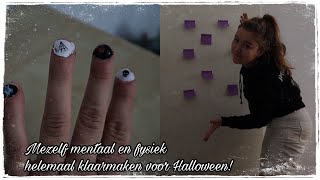 Hoe je Halloween spookhuizen zonder angst overleeft  Halloween nail art tips 🎃✨ [upl. by Ecinna]