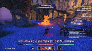 ESO  Magicka Nightblade PVE Build 1236k dps U40 PS5 [upl. by Kassab]