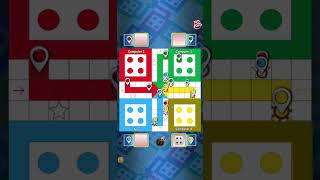 Ludo King Game in 4 Players Match Ludo King Game in 3 Players Match Ludo King Ludo game shorts [upl. by Ydarg]