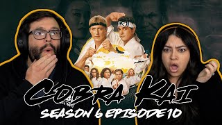 Cobra Kai Season 6 Ep 10 First Time Watching TV Reaction [upl. by Lugo]