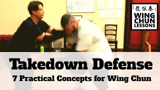 Wing Chun Takedown Defense  Adam Williss [upl. by Edac]