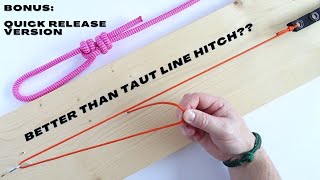 Is This Tension Locking System Better than the Famous Taut Line Hitch [upl. by Yehsa600]