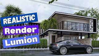 Realistic Render Setting  Exterior Rendering Tutorial in Lumion Pro 125 [upl. by Sisile]