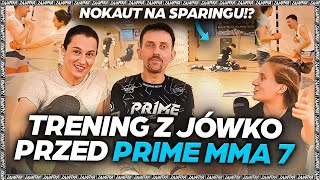 CICHY PRZEGRA Z JÓWKO NA PRIME MMA 7 MOCNY SPARING I TRENING PRZED WALKĄ 🔥🥊  JÓWKO PIĄTKOWSKA [upl. by Sabas]