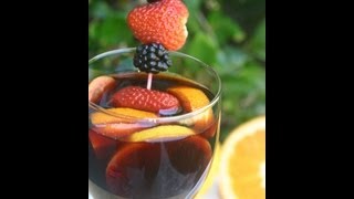 How To Make Authentic Homemade Sangria  Rockin Robin Cooks [upl. by Aeslek]