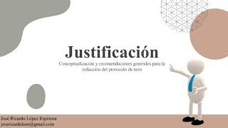 El Proyecto de Investigación Justificación [upl. by Zephan905]