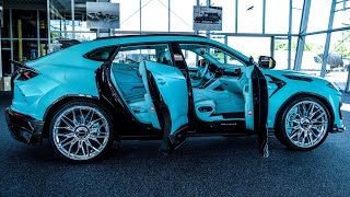 2023 Blue Lamborghini Urus by Keyvany  WILD Performance SUV in Detail [upl. by Nilyaj]