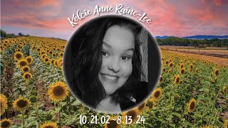 Kelcie Anne RaineLee Celebration of Life [upl. by Uehttam]