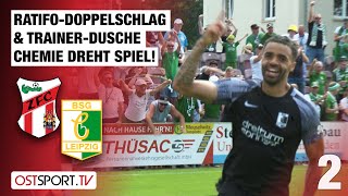 RatifoDoppelschlag amp TrainerDusche Chemie dreht Spiel Meuselwitz  Chemie  Regionalliga Nordost [upl. by Wendelina]