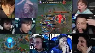 Streamers Teams Casters react to INSANE LCS Championship ending [upl. by Leaper]