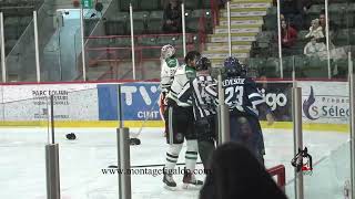 LNAH Combat les 3L MykelJoey Lévesque vs le Marquis Patrick Bordeleau  21 Jan 2023 [upl. by Yoj]