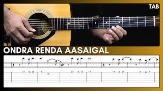 Ondra Renda Aasaigal  Dilko tumse guitar tab  Kaakha Kaakha  Harris Jayaraj [upl. by Adym]