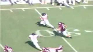 Wes Welker Punt Return TD vs Texas AampM 2002 [upl. by Oralla633]