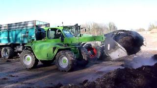 Merlo 407 CS  Rolland  Fendt 924  Déchets Verts CUMA DE LOR NOIR [upl. by Ellennod]