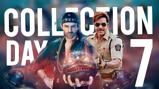 Bhool Bhulaiya 3 VS Singham Again collection fight Day 7 [upl. by Nennahs391]