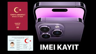 IMEI KAYIT  Pasaport  Kimlik ile Yurt dışı Telefon kaydetme [upl. by Eva]