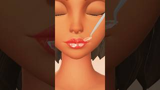 Chapped Lips Treatment ASMR animation ASMR Shorts [upl. by Delcina]