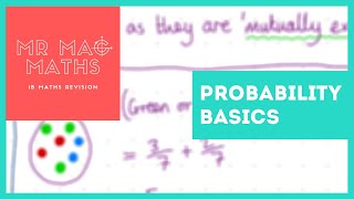 IB AASL Topic 4  Probability Basics [upl. by Llamaj]