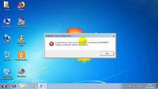 lapplication na pas réussi à démarrer correctement 0xc0000005 [upl. by Nehgem]