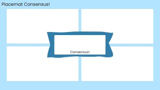 Placemat Consensus [upl. by Fedak8]