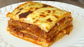 Lasaña de carne y queso Fácil y riquísima [upl. by Klarrisa665]