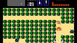 NES Longplay  Legend Of Zelda all hearts weapons and armors [upl. by Eerat]