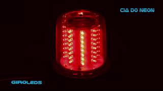 Giroled Giroflex 64 leds vermelho [upl. by Ferino]