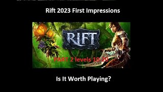 Rift 2023 First Impressions quotIs It Worth Playingquot level 1020 [upl. by Manouch]