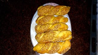 MİS KOKUSUYLA DIŞI ÇITIR İÇİ PUF🥐 simit tarifi [upl. by Dhar]