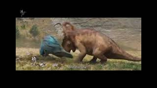 Gorgosaurus vs Pachyrhinosaurus Walking with Dinosaurs [upl. by Zoie98]