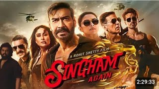 Singham Again Full Movie  Ajay Devgan  Deepika  kareena  Akshay  Tiger  Ranveer  New movie [upl. by Lennon]