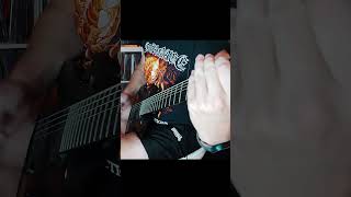 Immolation  A Thunderous Consequence  Guitar Cover metal shorts immolation metalguitarist [upl. by Tnarb]