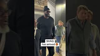 NBA Hall of Famer Shaquille O’Neal has arrived for the epic Paul vs Tyson showdown Join Mail Sport [upl. by Rehtse]