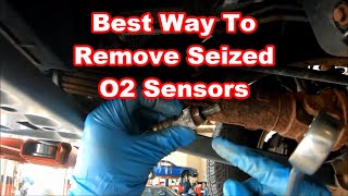 Best Technique For Removing Stuck O2 Sensors  Dont Gall The Threads [upl. by Nedra]