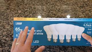 New Feit Electric LED ThreeColor Choice Costco [upl. by Fennell]