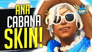 Overwatch  Cabana Ana Legendary Skin Summer Games 2018 [upl. by Yartnoed]