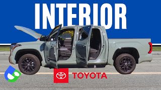 Interior Review  2024 TUNDRA Platinum by Toyota [upl. by Ahsiem]