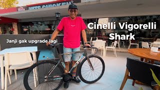 CINELLI VIGORELLI SHARK  FIXED GEAR BIKE REVIEW [upl. by Norabal]