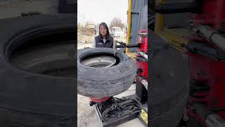 Truck Puncture Tire Replacement Outdoor Rescue [upl. by Nosylla430]