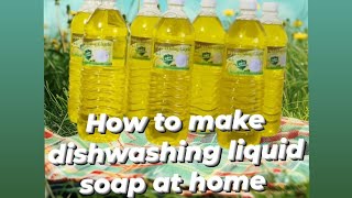 DIY dishwashing liquid soap at home [upl. by Martguerita358]