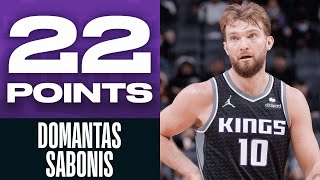 Domantas Sabonis 22 PTS amp 14 REB in 1st Kings W 💪 [upl. by Leggat]