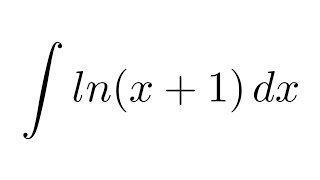 Integral of lnx1 substitution  by parts [upl. by Occor379]