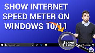 FREE Internet Speed Meter for PC  in Taskbar internetspeedmeter [upl. by Onailil]