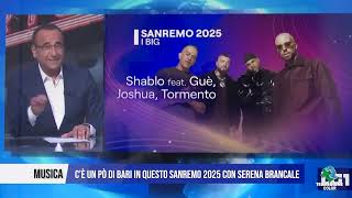 3 DICEMBRE 2024 MUSICA C’è un pò di Bari in questo Sanremo 2025 con Serena Brancale [upl. by Farant96]