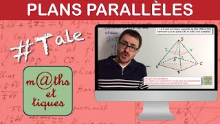 Démontrer que deux plans sont parallèles avec des vecteurs  Terminale [upl. by Casimir]