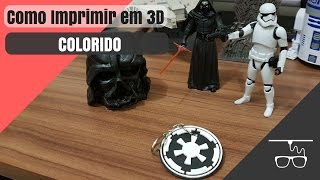 Como Imprimir em 3D colorido [upl. by Anahsat]