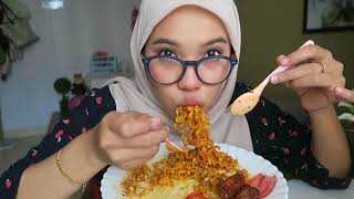 SAMYANG CARBONARA SPICY Noodle CHALLENGE [upl. by Allyn]