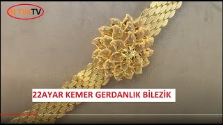 22AYAR Kemer Bilezik Gerdanlık 22kgold necklace ALTINTV [upl. by Mcdonald]