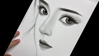 Learn to draw Hyper Realistic Eyes Step by step Charcoal Pencil  How to Draw [upl. by Stace]