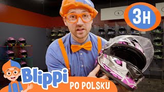 Superszybkie gokarty  Blippi po polsku 🔶 Nauka i zabawa dla dzieci [upl. by Kevon713]